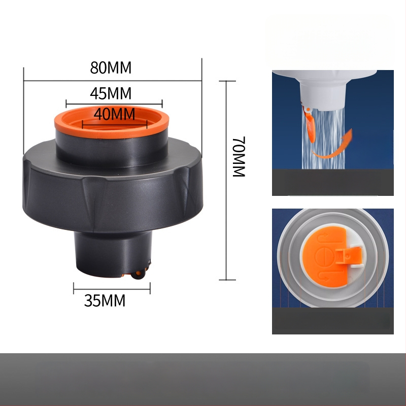 Vamzdžio kvapų užraktas – sandarinimo žiedas grindų nuvedimui ir virtuvės plautuvei, atgalinio srovės vožtuvas, ABS, Mi Xiaoxiao