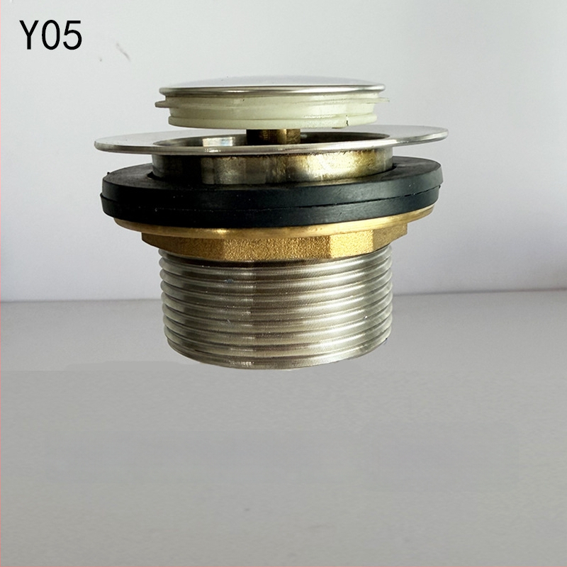 Roostevabast teras vannitoa äravool jalaga toimiv, mudel 222, barrel ventiil ja ühendused