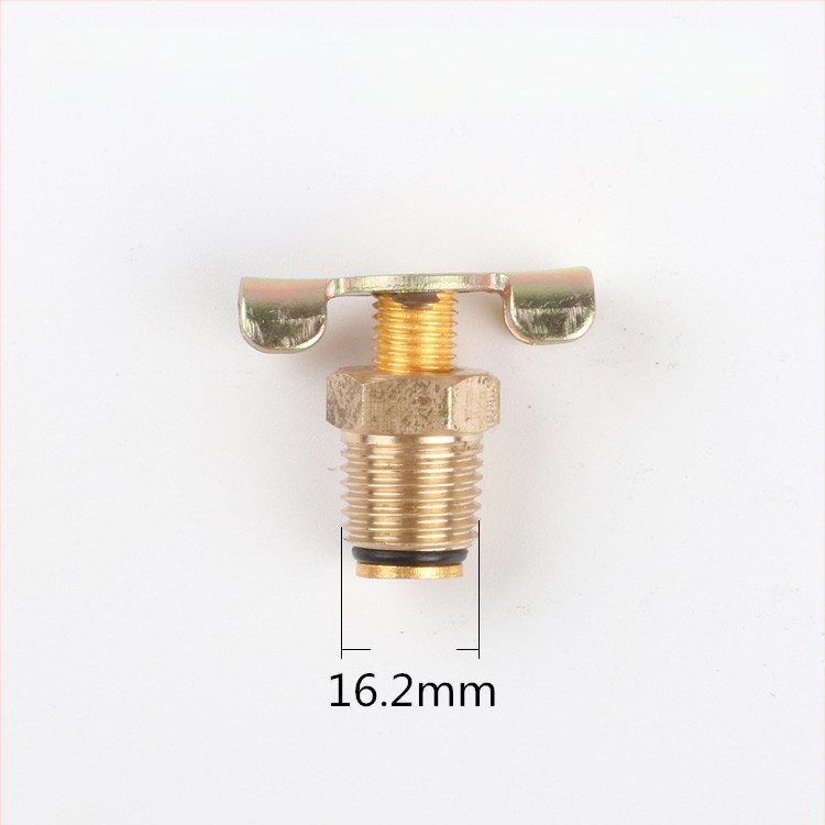 Be alyvos tylus oro kompresoriaus išleidimo srieginis vožtuvas — varinis korpusas, rankinis valdymas, vienpuses srautas, leptir vožtuvas, greitas išleidimo vožtuvas