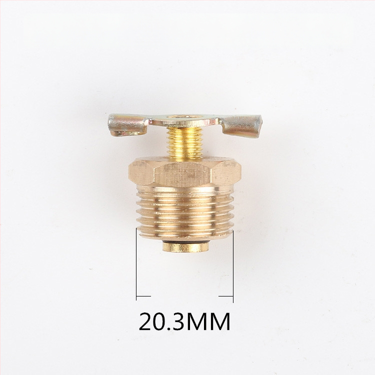 Be alyvos tylus oro kompresoriaus išleidimo srieginis vožtuvas — varinis korpusas, rankinis valdymas, vienpuses srautas, leptir vožtuvas, greitas išleidimo vožtuvas