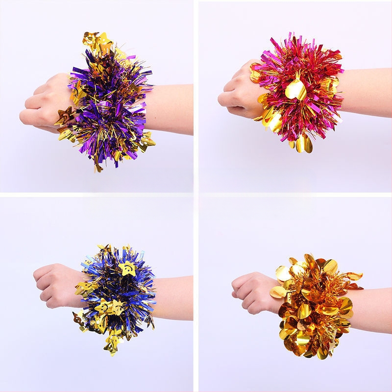 Longxin blizganti riešo apyrankė su gėle atidarymo ceremonijai