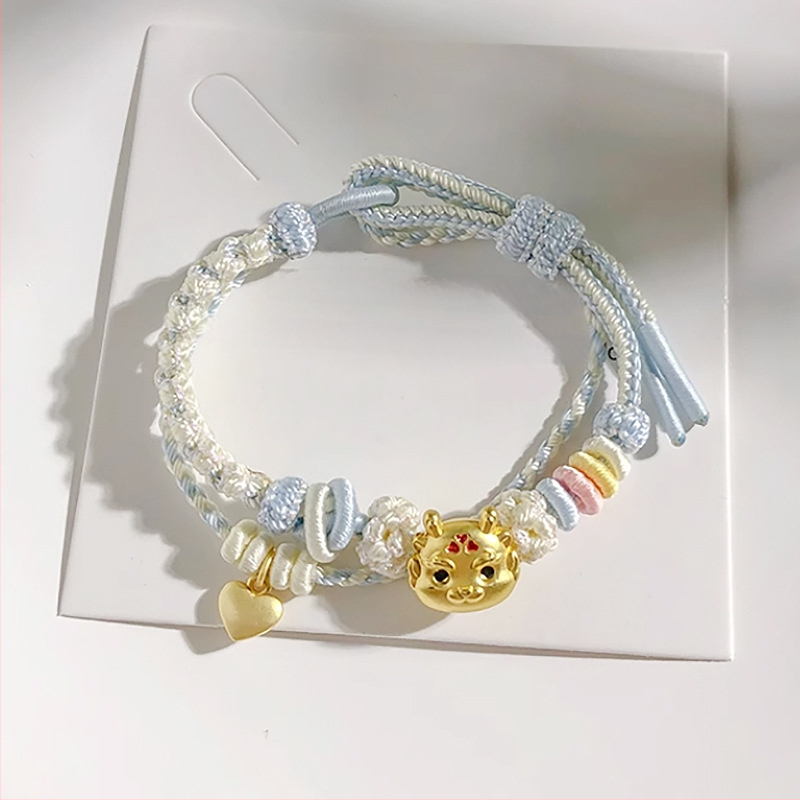 DIY rokassprādze no auklas, stilā interneta zvaigzne, universāla; roku adīšana; izcelsme: Lianyungang