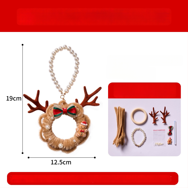 DIY Jõuluvainagi komplekt — Bränd MEI KE; Materjal: Twist stick; Stiil: Moodne ja minimalistlik; Käsitööna valmistatud