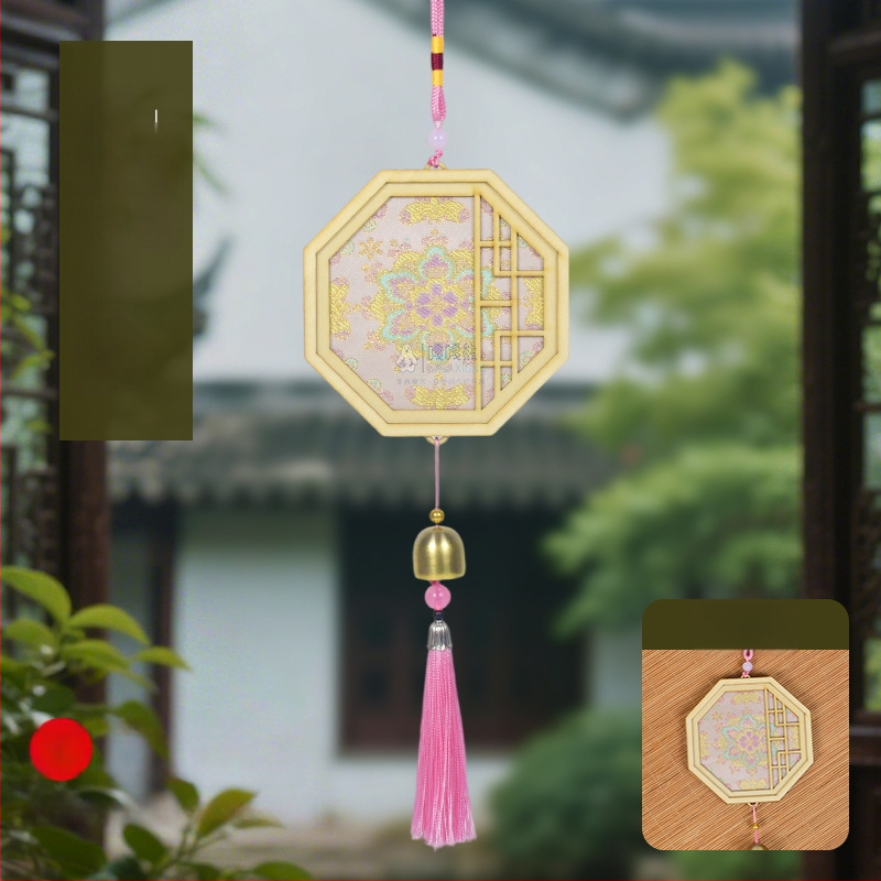 Mokoko medalis iš medžio — etninis, kinietiškas, naujo kinietiško stiliaus, senovinis stilius; Kodas 03