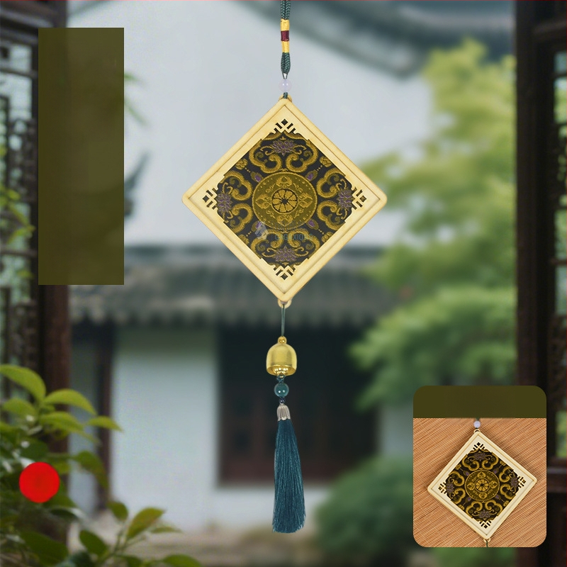 Mokoko medalis iš medžio — etninis, kinietiškas, naujo kinietiško stiliaus, senovinis stilius; Kodas 03