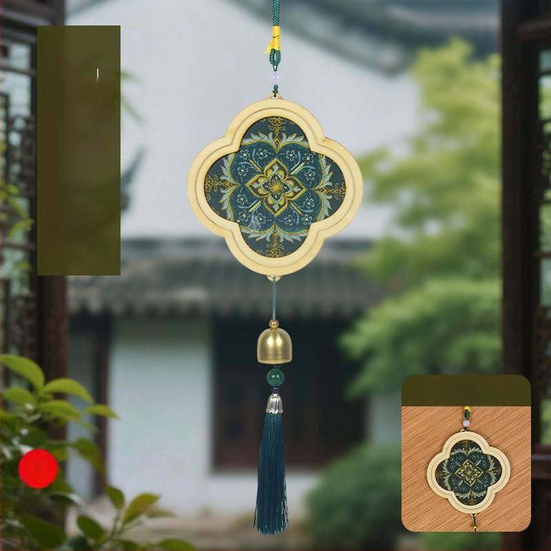 Mokoko medalis iš medžio — etninis, kinietiškas, naujo kinietiško stiliaus, senovinis stilius; Kodas 03