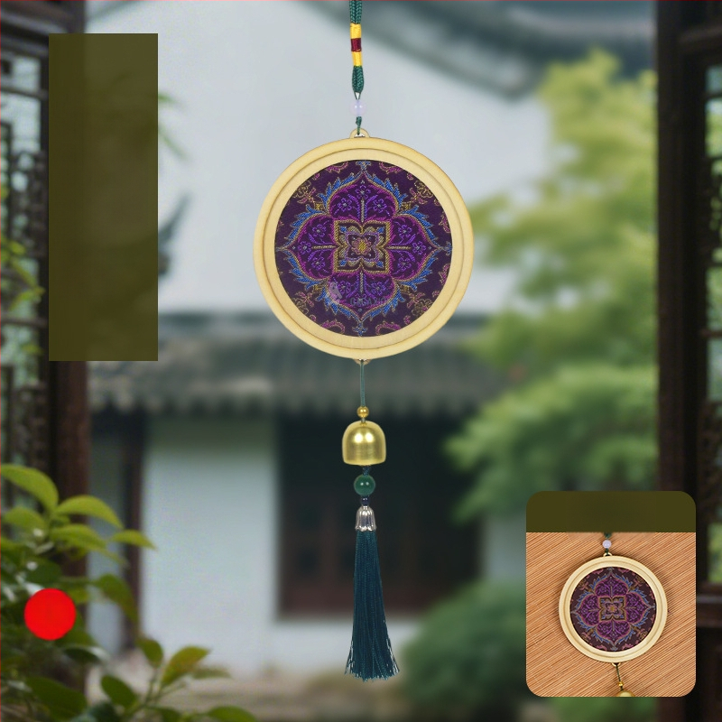 Mokoko medalis iš medžio — etninis, kinietiškas, naujo kinietiško stiliaus, senovinis stilius; Kodas 03