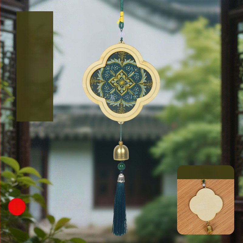 Mokoko medalis iš medžio — etninis, kinietiškas, naujo kinietiško stiliaus, senovinis stilius; Kodas 03