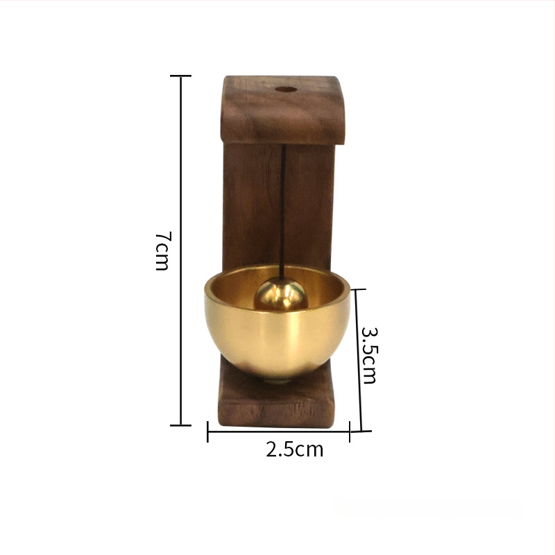 Varš durvju zvans ar vēja zvanu un magnētisku misiņa piekari, japāņu roku darbs