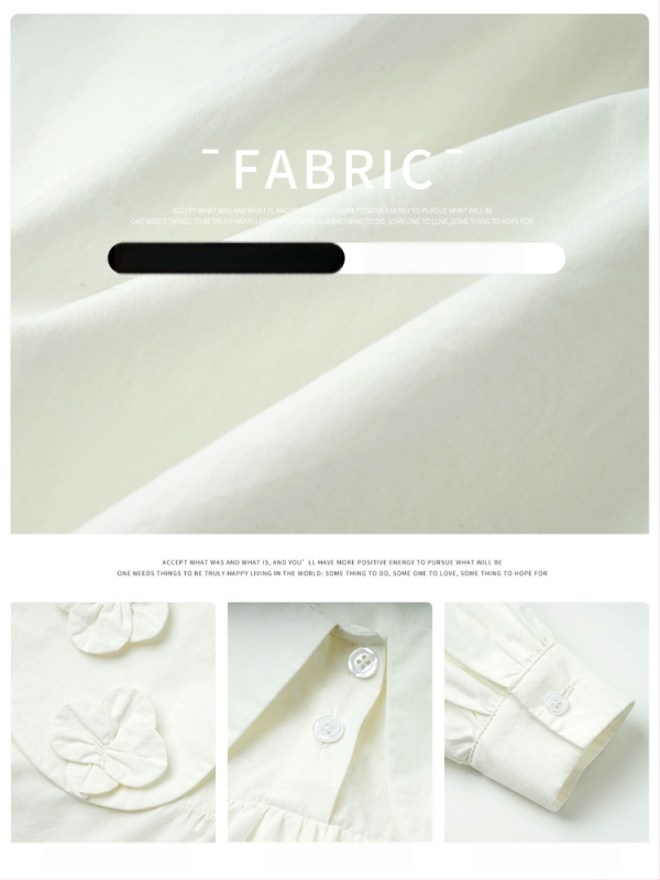 Tüdrukutele sobiv 100% puuvillane pluus, pikkade varrukatega, lape krae, kevad 2025, alates 8-aastastest