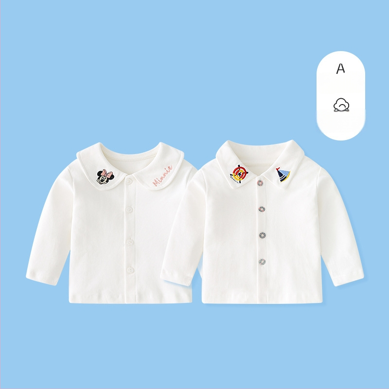 Vaikų megztas marškinėlis iš 100% medvilnės, unisex, ilgomis rankovėmis, A klasė, visiems metų laikams