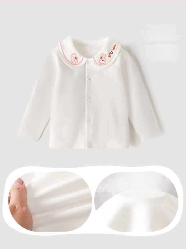 Unisex laste polo särk pikade varrukatega ja lapel-kaelusega, 100% puuvillane; sobib kevadeks, sügiseks ja talveks; mustrid: loomad, multikad, tähed, lilled