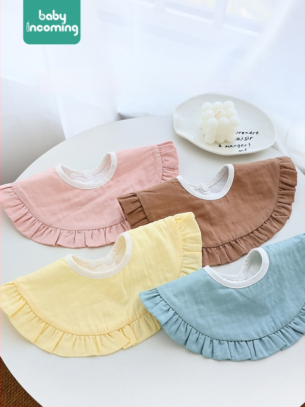 Princesės kūdikių seilių skara – vandeniui atspari, dėmėms atspari, 95% medvilnė, vienas, unisex