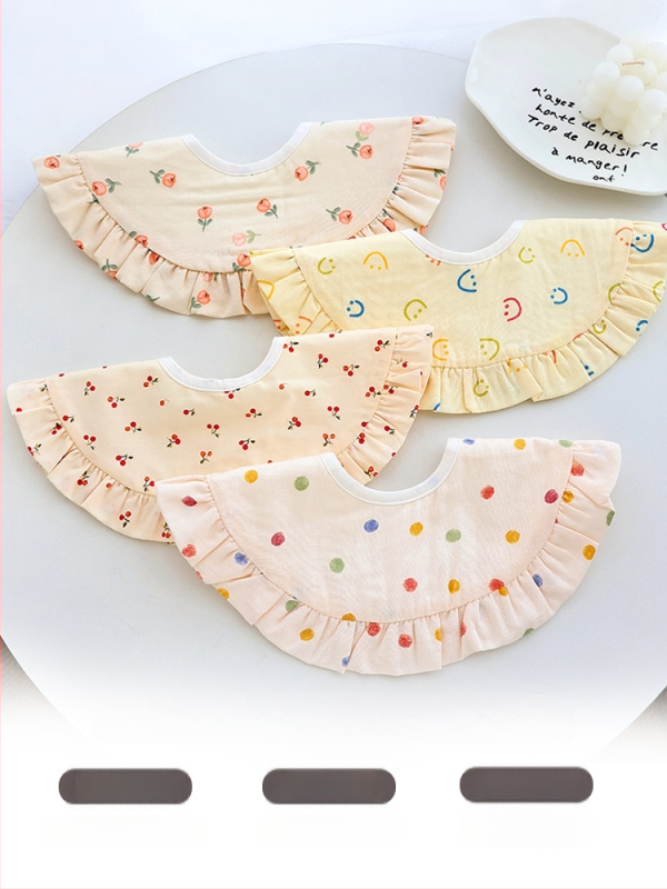 Princesės kūdikių seilių skara – vandeniui atspari, dėmėms atspari, 95% medvilnė, vienas, unisex