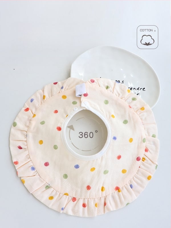 Princesės kūdikių seilių skara – vandeniui atspari, dėmėms atspari, 95% medvilnė, vienas, unisex