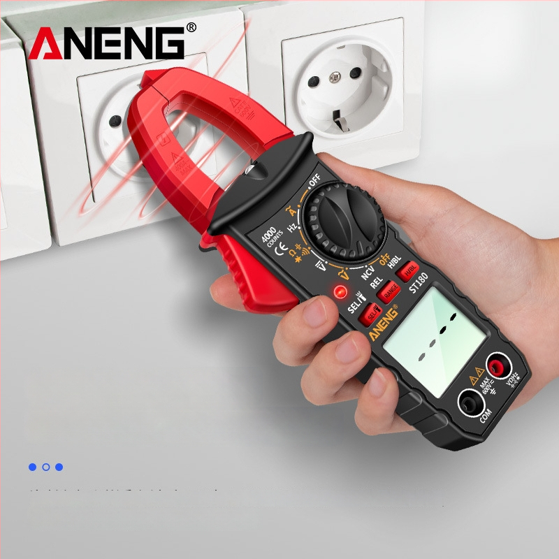Skaitmeninis klampos matuoklis ANENG ST180, AC/DC matavimas, 600 V, 400 A, 40 MΩ, 4000 reikšmių