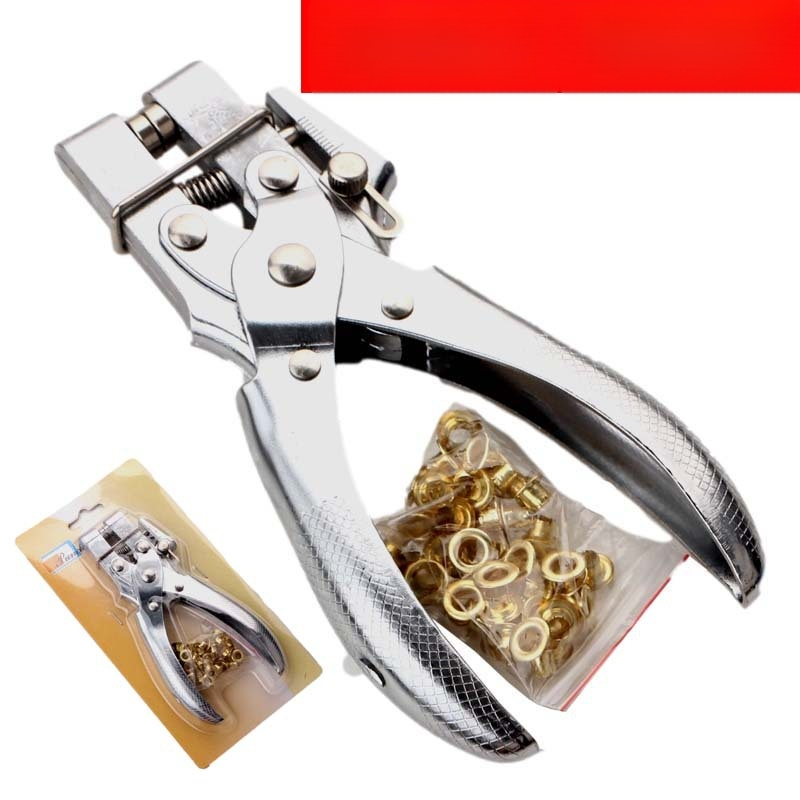 Mitmekülgne aukude puurimise tööriist terasest 45#; kaal 350 g; raske konstruktsioon; sobib vöödele, nahale, paberile ja metallile