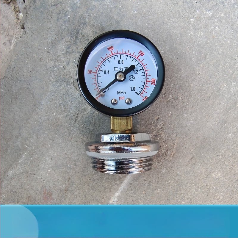 Y40 diafragma rõhu manomeeter – aksiaalne-radiaalne, 0–1.6 MPa, ühendus M10x1