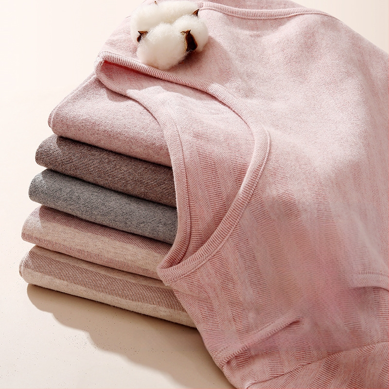 Medvilninis žindymo topas dryžiais, ilgomis rankovėmis, megztinio stiliaus, žindymo prieiga