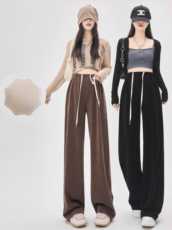 Rasedate laia jalgadega püksid, vaba lõige, 90–95% polüester, kevad–sügis/talv