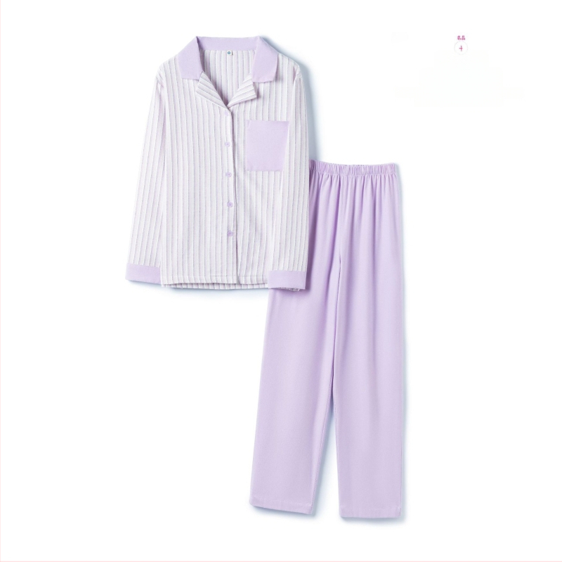 Pijama komplekt, 100% puuvill, prantsuse stiil, vaba lõige, pikad varrukad, sobib talveks, sügisel ja kevadel