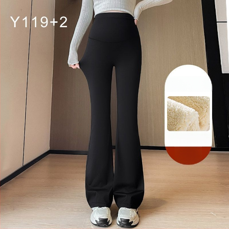 Rasedate slim džinsid fliisvooderiga, keskmise paksusega, kangas: õhu puuvillane, puuvill-poliester segu (<30%), hoiavad sooja