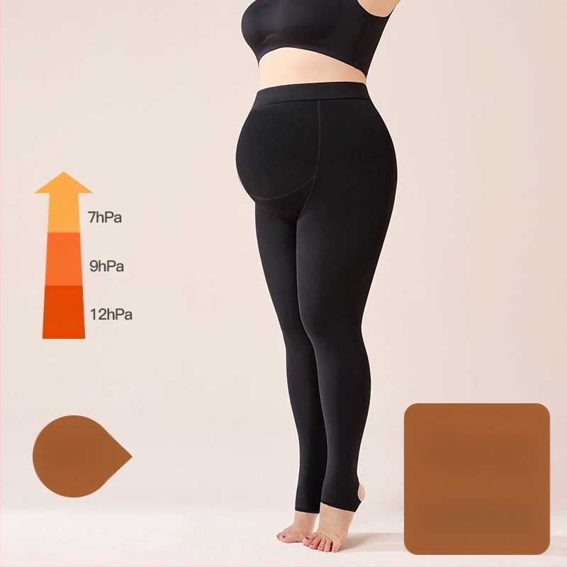 Rasedate fleisvooderiga termilised legginid talveks, paks materjal, kõrge vöökoht, tihe lõige, kõrge paindlikkus