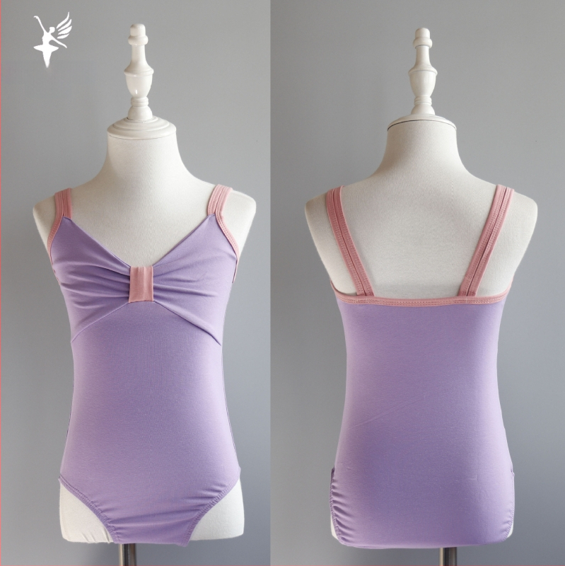 Vaikų šokių treniruočių kombinezonas – vasarinis, vientisas, 95% medvilnė, švelnus apdorojimas, princės stilius