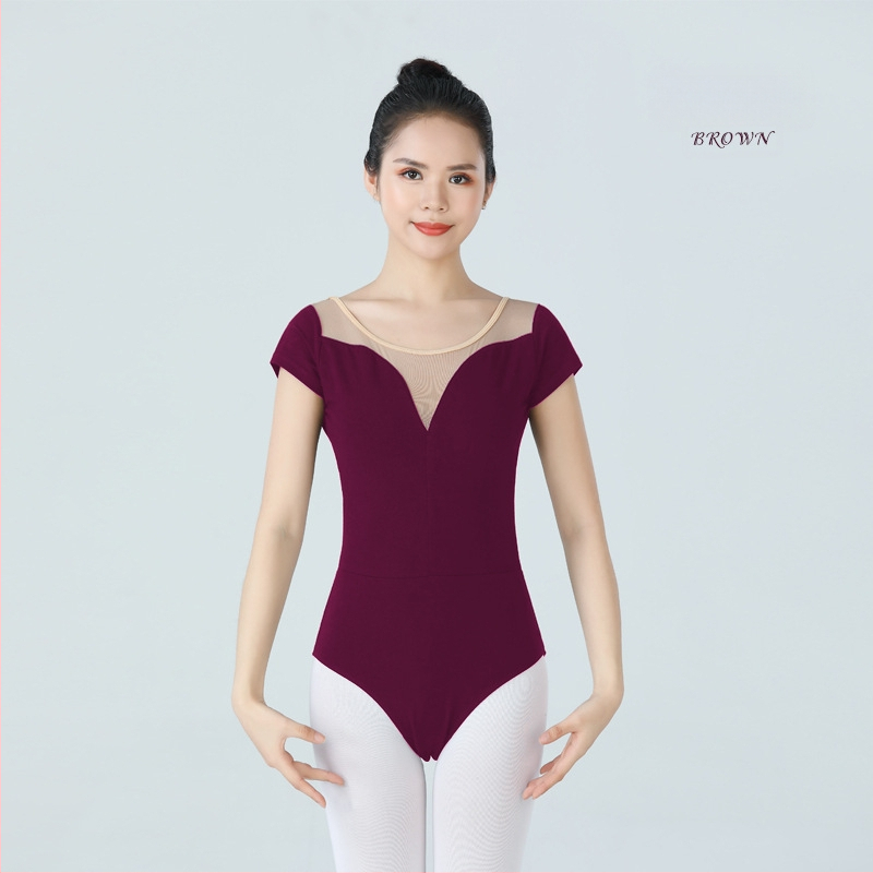 Tantsu unitard, akrüülliud 90%, piima-silk vooder 80% polüester, lühikesed varrukad, naine