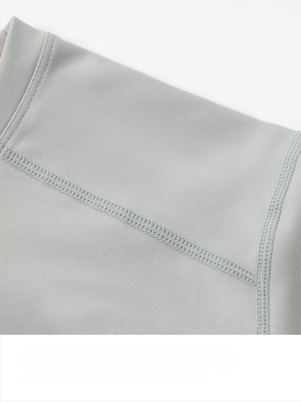 Unisex megztinis su apvaliu kaklu, ilgomis rankovėmis, drėgmės šalinimas, vientisas raštas, ruduo, tinka bėgimui ir dviračių važiavimui