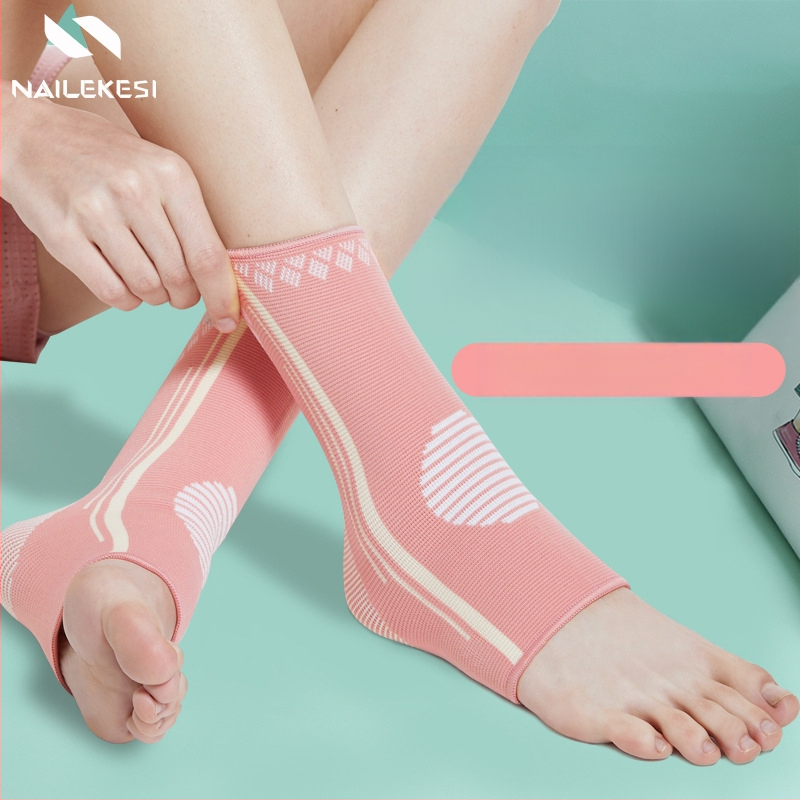 Suaugusiųjų kulkšnies apsaugos rankovė - Nailonas/Spandeksas/Elastinės pluoštai - Tinka krepšiniui