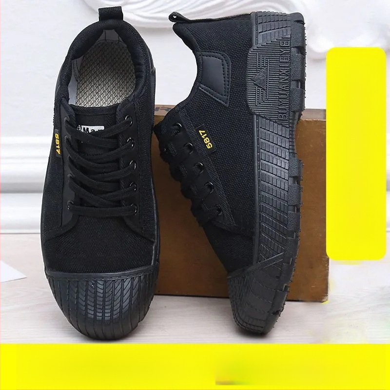 Vīriešu auduma treniņu kurpes, augšdaļa no auduma, injekcijas zole, zems papēdis 1–3 cm, rudens 2024 izlaidums