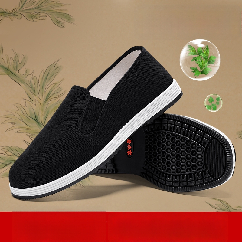 Sieviešu auduma plakanās kurpes, apaļš purns, sekla atvere, PVC zole, auduma oderē