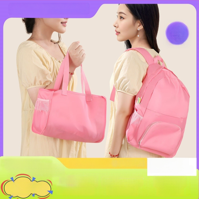 Volditav seljakott välispordiks – unisex, PVC, maht alla 20 l, vaba aja reisimiseks, kaheotstarbeline kasutus