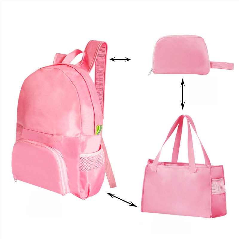 Volditav seljakott välispordiks – unisex, PVC, maht alla 20 l, vaba aja reisimiseks, kaheotstarbeline kasutus