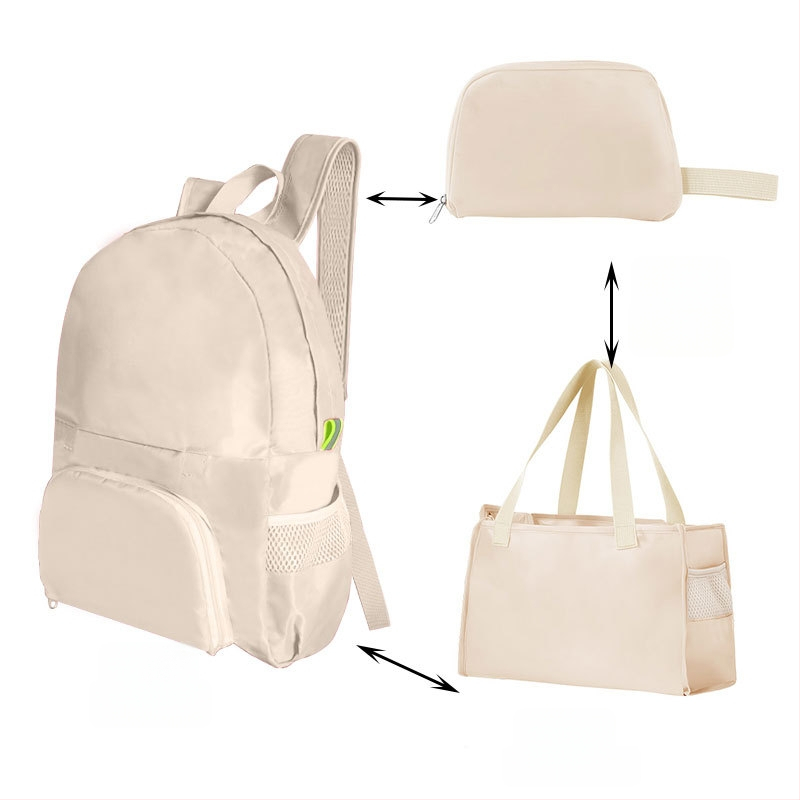 Volditav seljakott välispordiks – unisex, PVC, maht alla 20 l, vaba aja reisimiseks, kaheotstarbeline kasutus