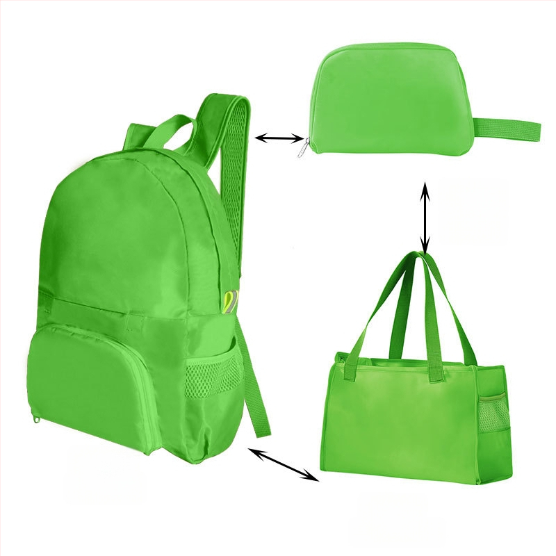 Volditav seljakott välispordiks – unisex, PVC, maht alla 20 l, vaba aja reisimiseks, kaheotstarbeline kasutus