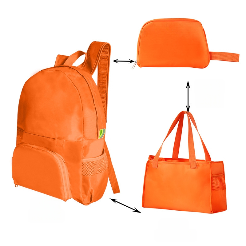 Volditav seljakott välispordiks – unisex, PVC, maht alla 20 l, vaba aja reisimiseks, kaheotstarbeline kasutus