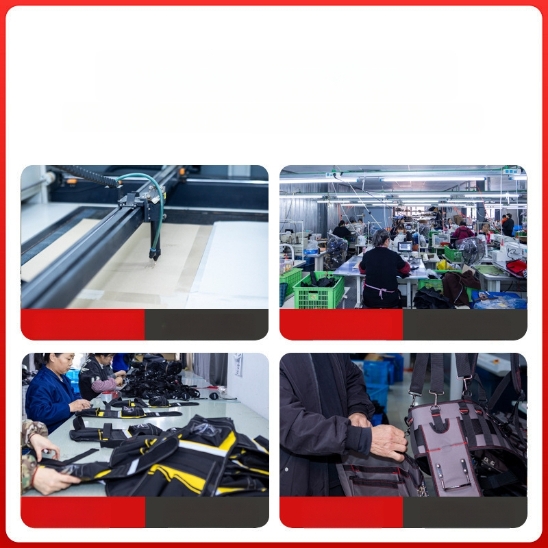 Double Dreamer Įrankių diržo krepšys, Multifunkcinė diržo kišenė, Vandeniui atsparus Oxford audinys, Išplėstas mažas elektrikisto krepšys, Stilius ZC-YB-003