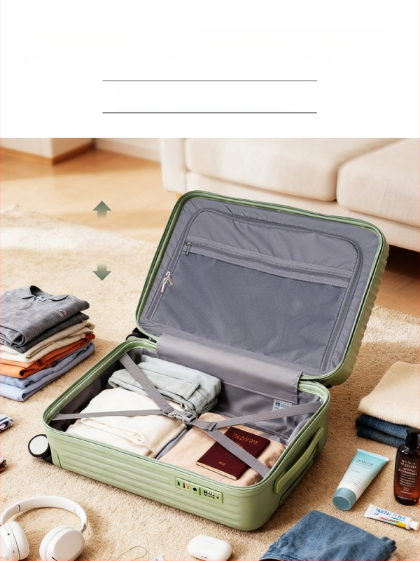 Kergem käsipagasi kohver, unisex, polükarbonaat, TSA kombineeritud lukustus, universaalsed rattad, 3 kg