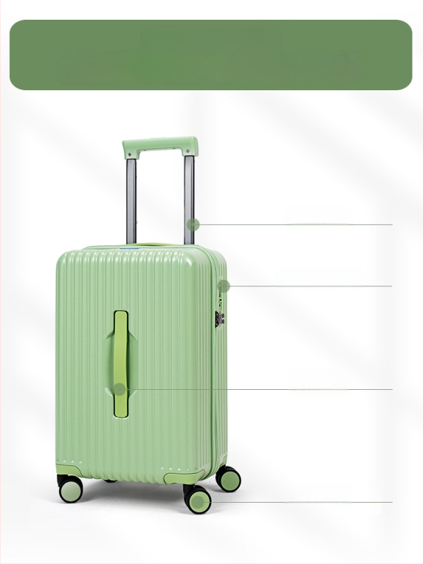 Kergem käsipagasi kohver, unisex, polükarbonaat, TSA kombineeritud lukustus, universaalsed rattad, 3 kg