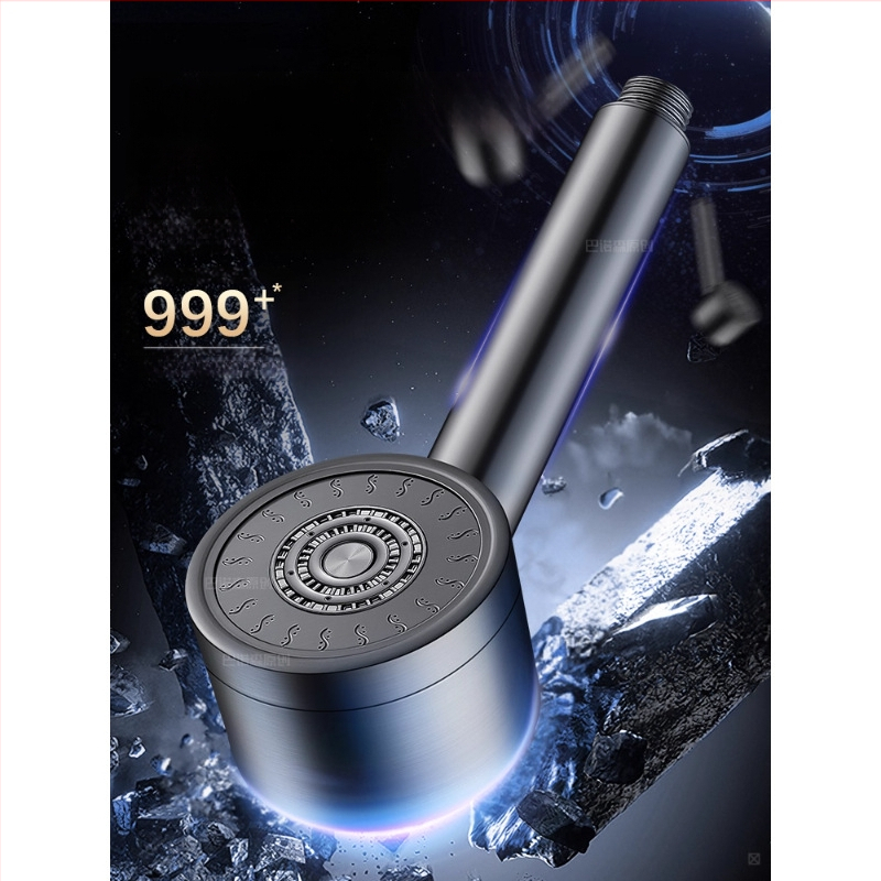 304 roostevabast terasest dušipea pressuriseeritud temperatuuri kontrolliga – ümmargune kuju, elektroplaaditud viimistlus, purunemiskindel