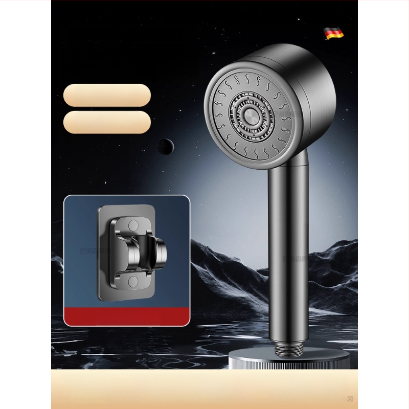 304 roostevabast terasest dušipea pressuriseeritud temperatuuri kontrolliga – ümmargune kuju, elektroplaaditud viimistlus, purunemiskindel