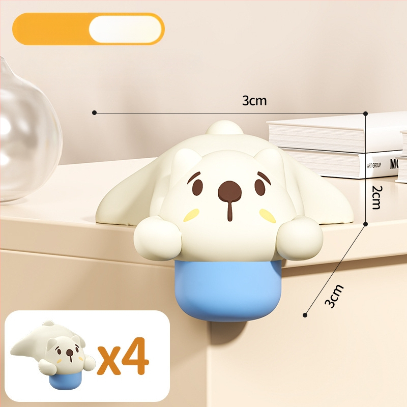 Kokkupõrke nurga kaitse laste laua ja voodi nurkade jaoks - pehme PVC ja akrüülliim, 200 tk pakis.