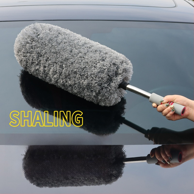 Automobilinis dulkių šluostė, nerūdijančio plieno lazda + pluoštas, Persistence ženklas