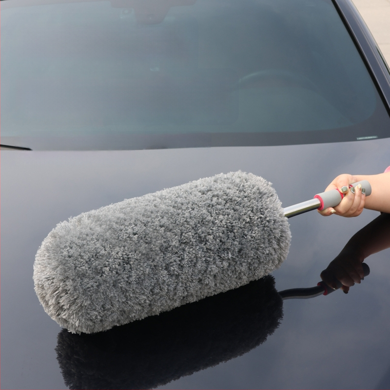 Automobilinis dulkių šluostė, nerūdijančio plieno lazda + pluoštas, Persistence ženklas