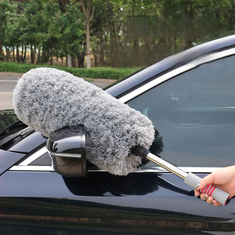 Automobilinis dulkių šluostė, nerūdijančio plieno lazda + pluoštas, Persistence ženklas