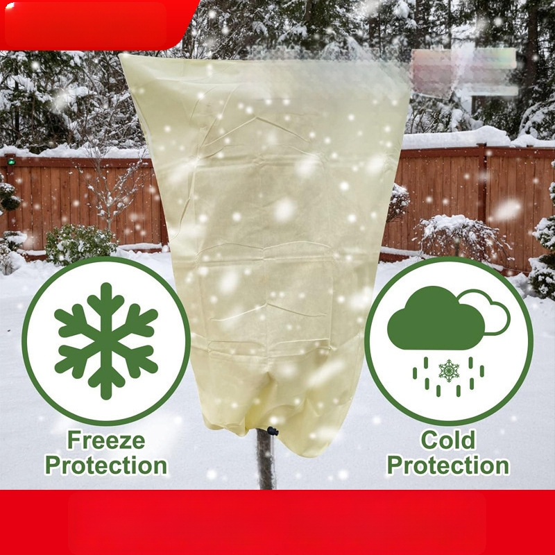 Augalų šalto apsaugos uždanga, nepluošto audinys, žiemos apsauga ir izoliacija augalams, prieš užšalimą, kenkėjų apsauga, lauko naudojimui