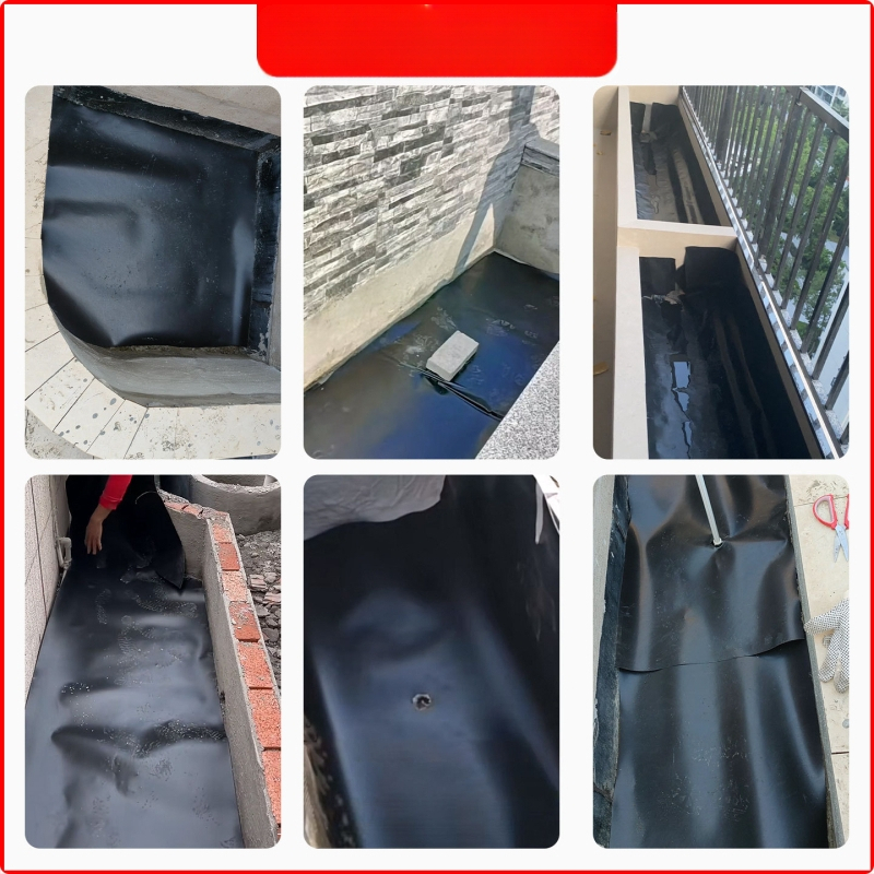 Šaknų blokavimo plokštė stogo sodams, plastmasinė, užkerta šaknų įsiskverbimą