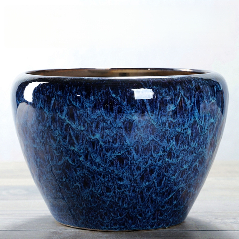 Keraminis gėlių vazonas, stovintis ant grindų, korozijai atsparus, namų sodo naudojimui